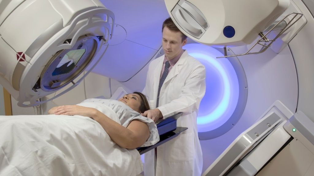 Patient receiving advanced cancer treatment in Barcelona